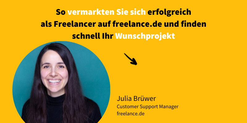 Selbstvermarktung Freelancer