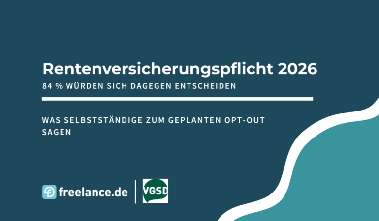 Rentenpflicht Freelancer